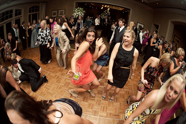 guests dancing during reception - photo by Houston based wedding photographer Adam Nyholt